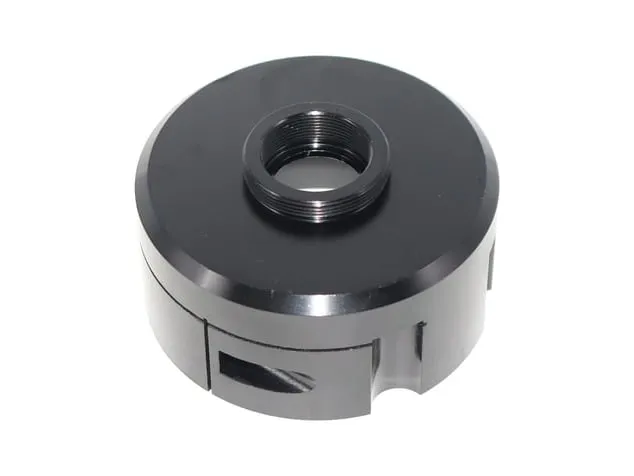 6061 aluminum part, black anodized