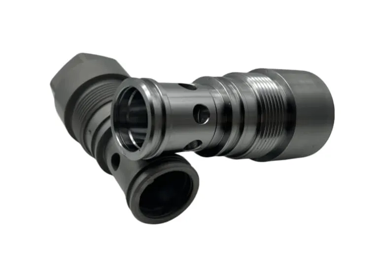 Hydraulic valve cartridge, zinc-nickel plated